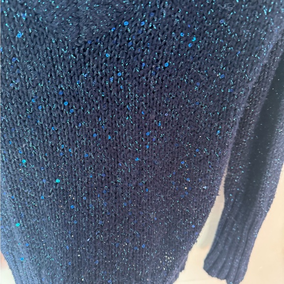 Vintage Mudd sparkly sweater juniors size large - Picture 3 of 5
